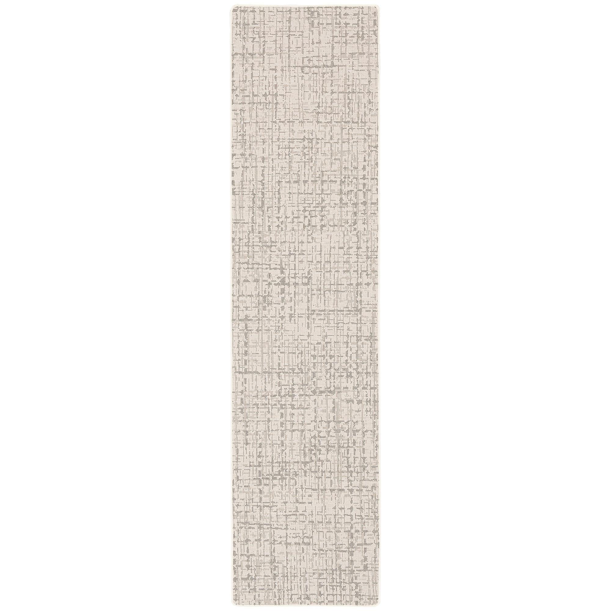 IN & OUTDOOR LÄUFER FLACHGEWEBE OSLO TREND - Creme, Textil (100/400cm) - Snapstyle