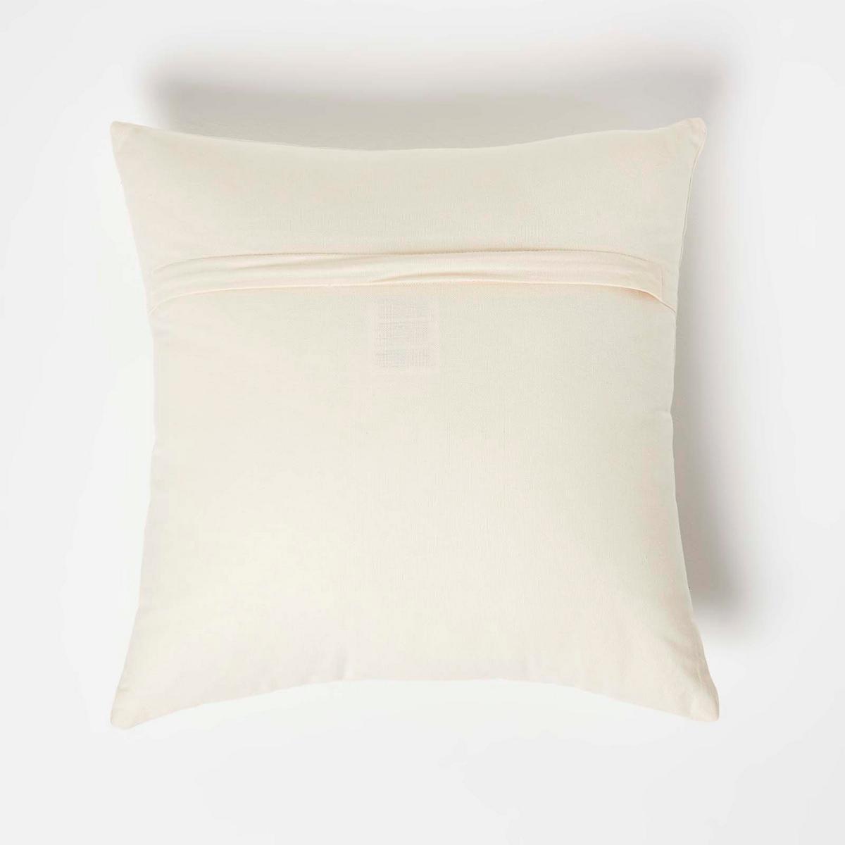 DEKOKISSEN Eye See You 45/45 cm getuftet - Creme, Textil (45/45cm) - Homescapes