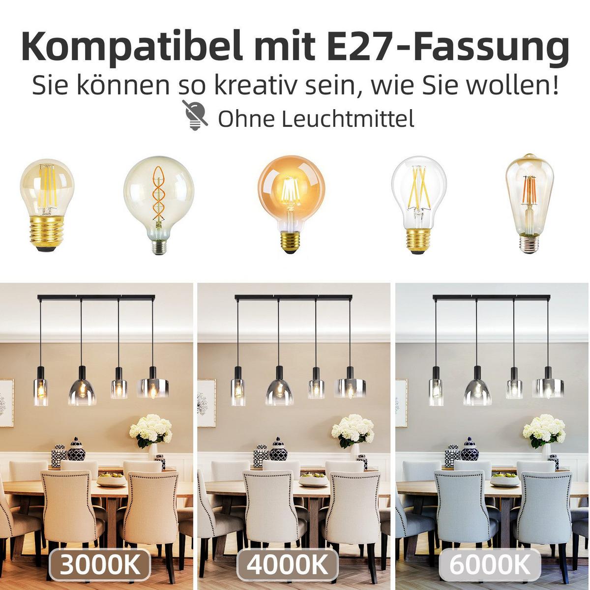 PENDELLEUCHTE Marsiglio 78/5/180.5 cm - Schwarz, Metall (5/78/180.5cm) - Nettlife