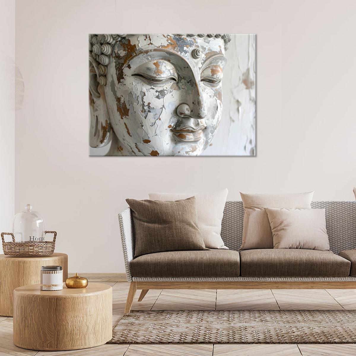 LEINWANDBILD Zen und Orientalisch 120x80cm - Weiß, Textil (120/80cm) - Feeby