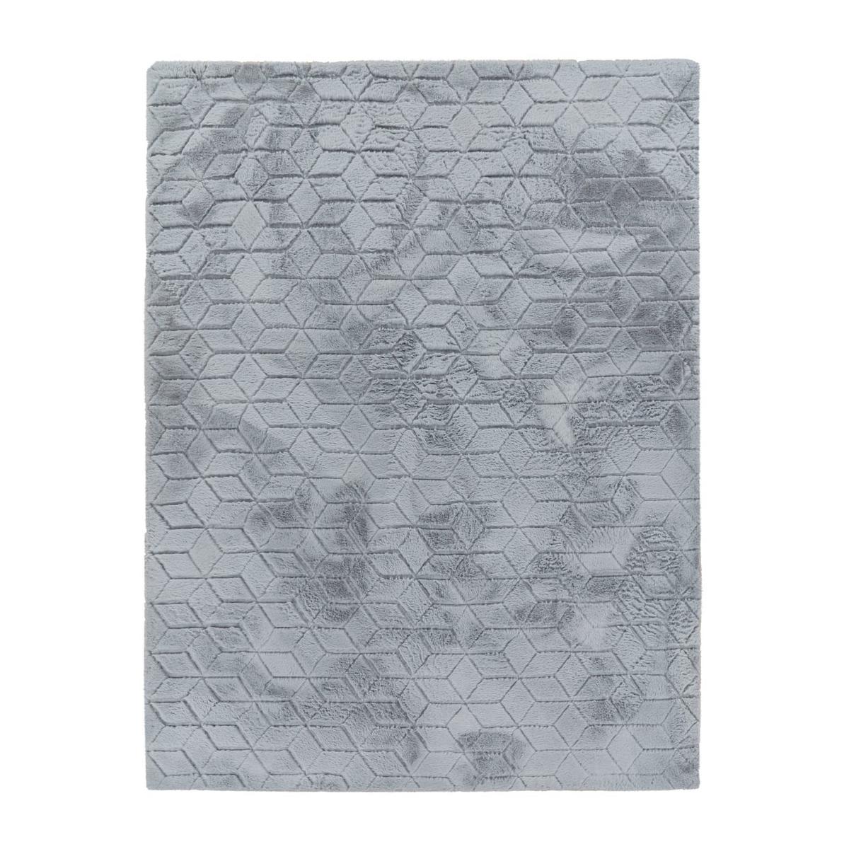 HOCHFLORTEPPICH Skandinavisch Grau 60 x 100 cm - Grau, Kunststoff (60/100cm) - TT Home