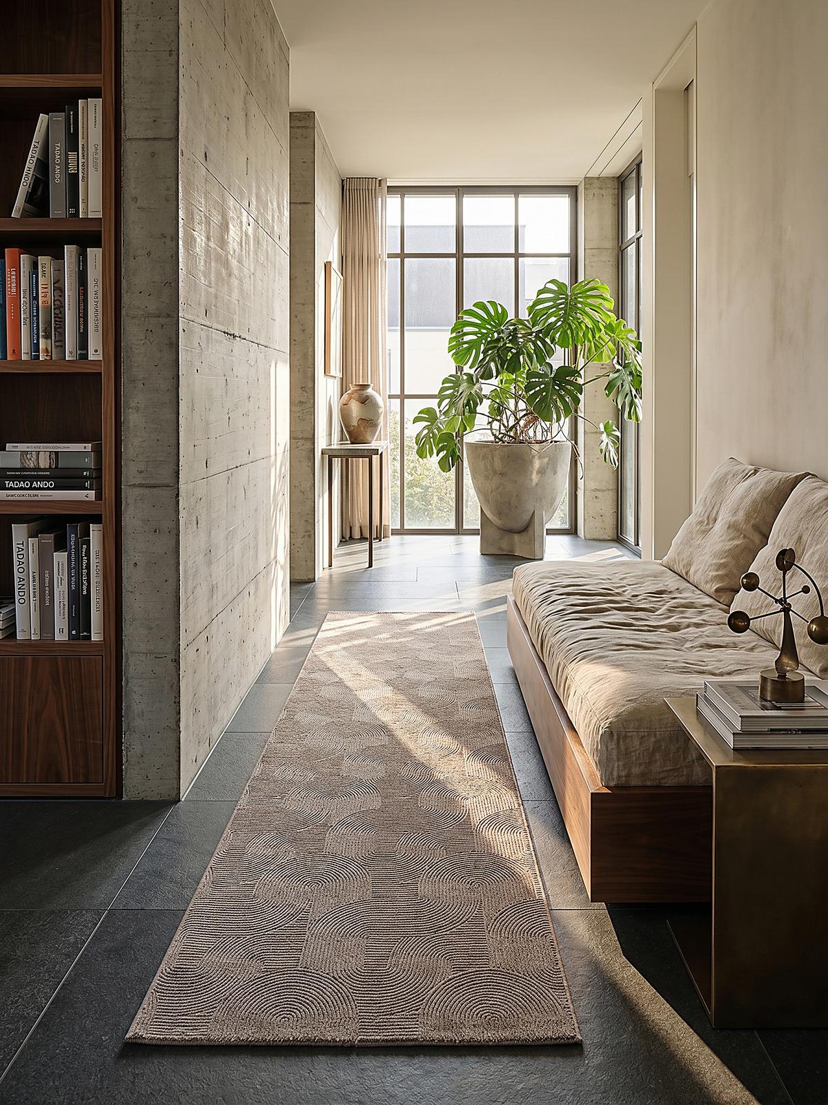 TEPPICHLÄUFER Antirutsch Geometrisch DALAR Polypropylen Beige 80 x 150 cm - Beige, Textil (80/150cm) - KADIMA DESIGN