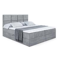 BOXBETT mit Matratze H3 und Lattenrost - NOVA - 140x200 Grau - Grau, Holzwerkstoff (140/200cm) - ALTDECOR