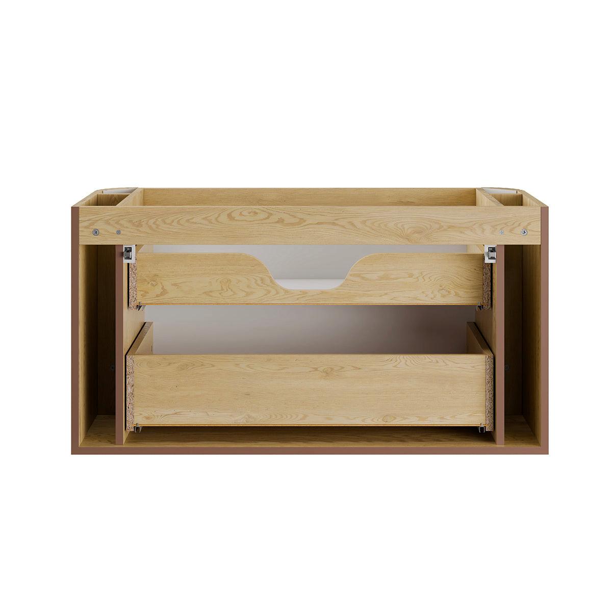 WASCHTISCH 100cm Mila Helle Eiche - Braun, Holzwerkstoff (100/52/46cm) - Petits-meubles