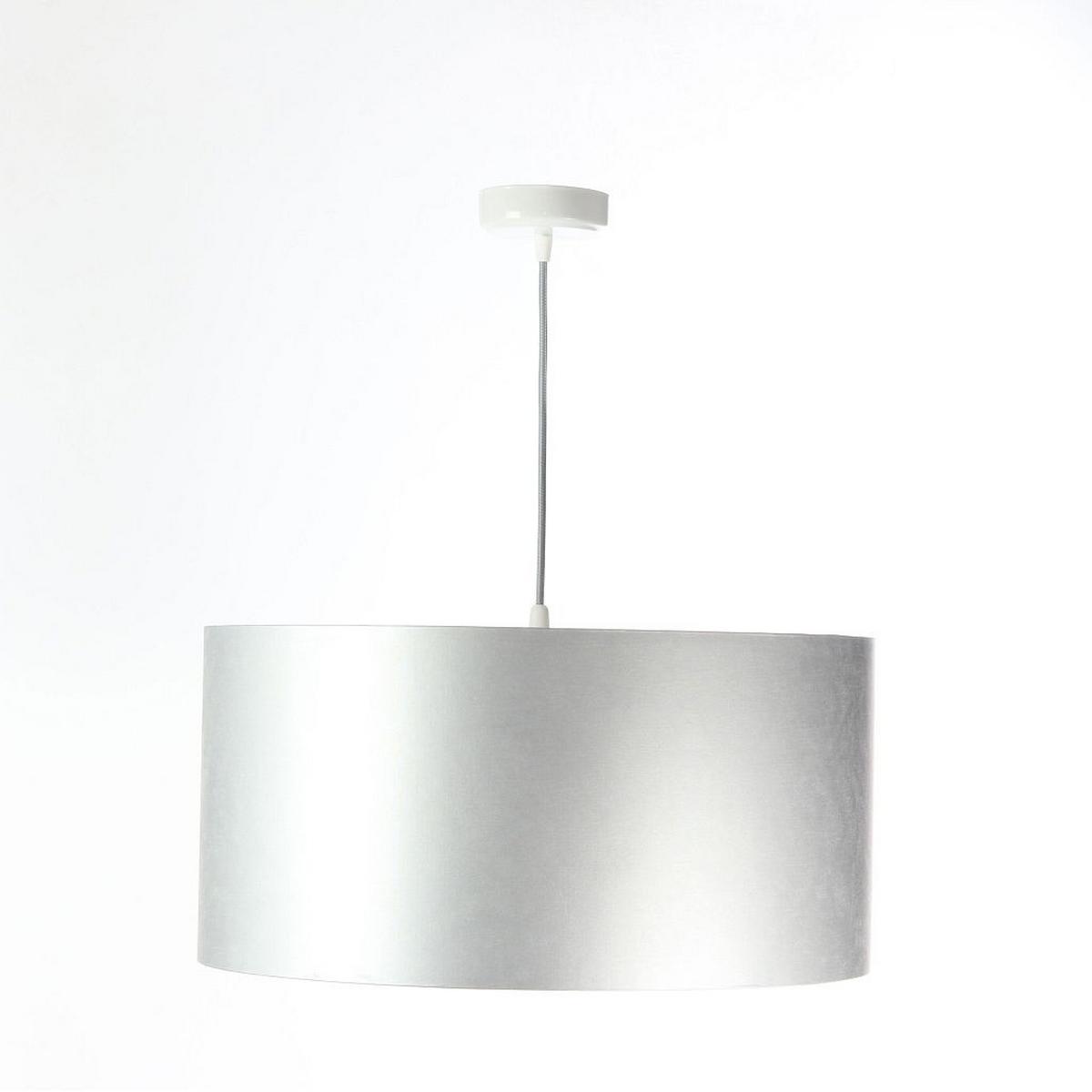 HÄNGELEUCHTE Grau 50/25 cm - Silberfarben/Grau, Kunststoff (50/0.8/25cm) - ONZENO
