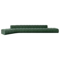 ECKSOFA modulares Sofa Solven-L3 - 562x174x70 cm Grün - Grün, Holzwerkstoff/Textil (562/174cm) - ALTDECOR