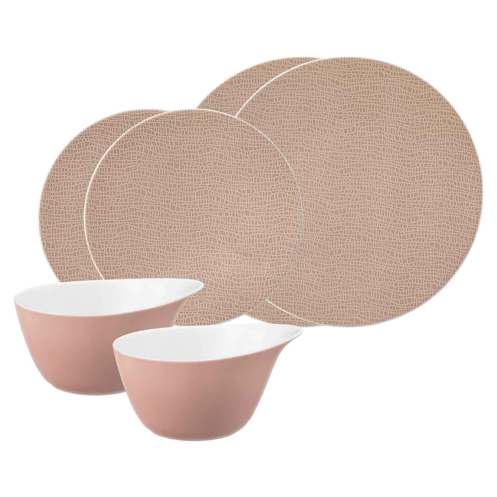 BASIC-SET Life Fashion Posh Rose 6-tlg. - Rosa, Keramik (2/2/2cm) - Seltmann Weiden