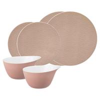 BASIC-SET Life Fashion Posh Rose 6-tlg. - Rosa, Keramik (2/2/2cm) - Seltmann Weiden