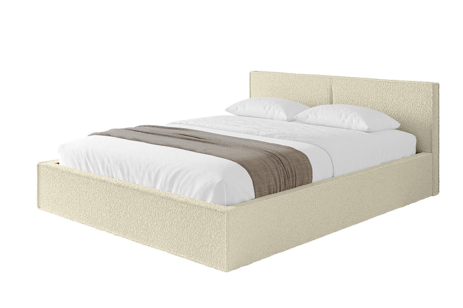 POLSTERBETT mit Bettkasten und Lattenrost, Bett mit Matratze H3/H4 - EMMI-V1 180x200 Beige - Taupe, Holzwerkstoff/Textil (180/200cm) - ALTDECOR