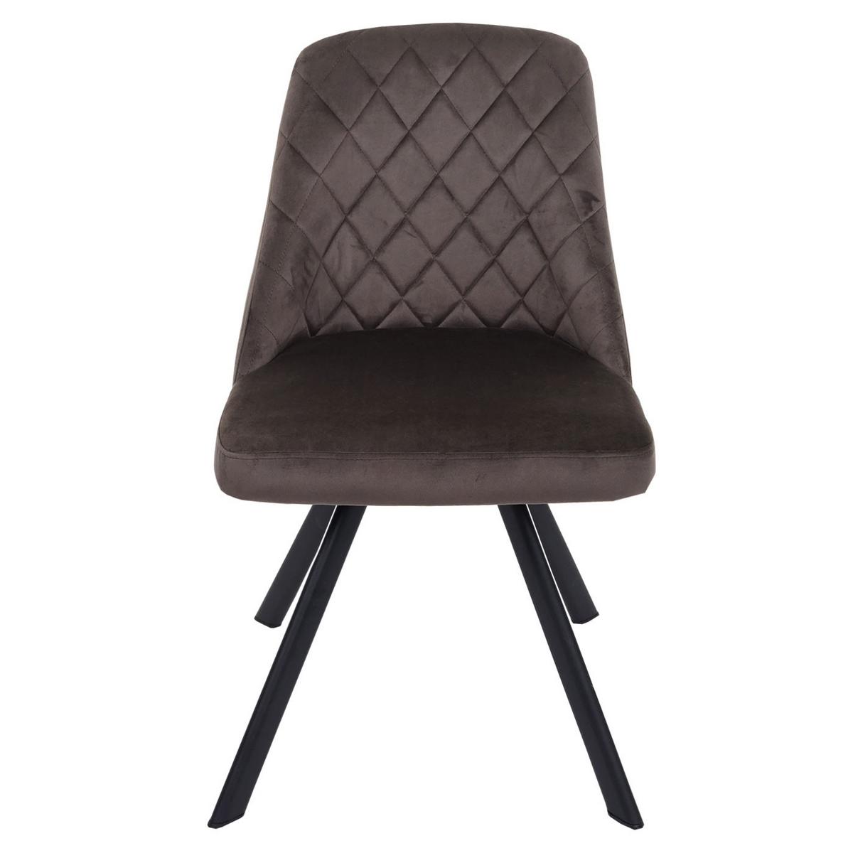 ESSZIMMERSTUHL Dunkelbraun - Dunkelbraun, Textil (48/84/51cm) - MCW