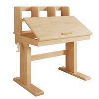 SCHREIBTISCH Massivholz Höhenverstellbar Neigbar 0-43° Natur - Naturfarben, Holzwerkstoff (60/92/89cm) - Urban Meuble