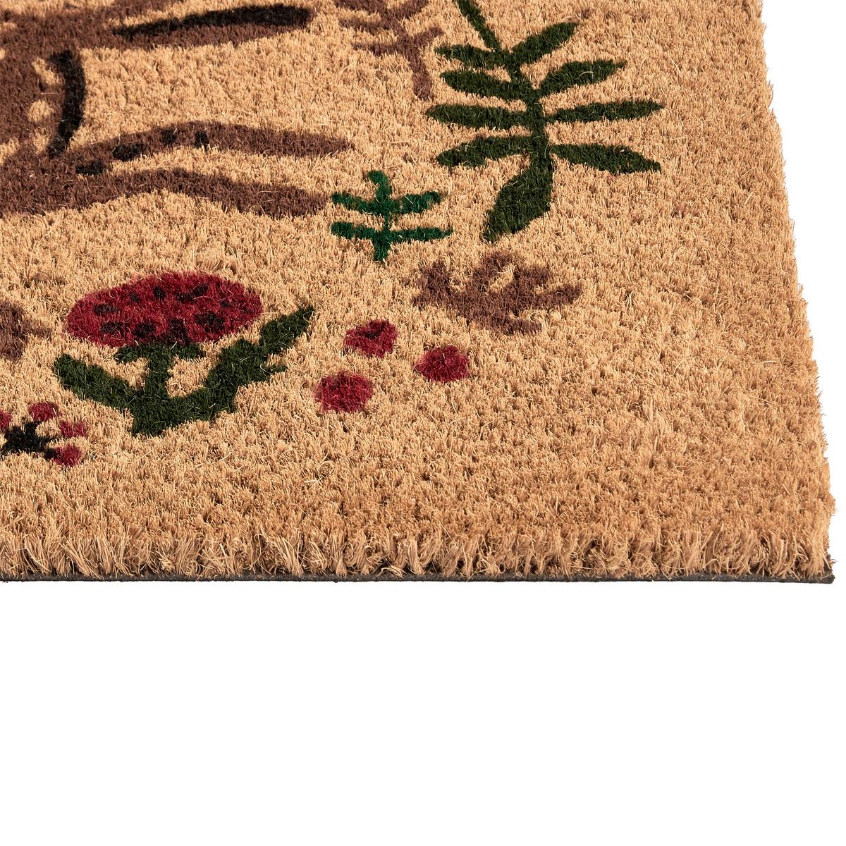 FUSSMATTE Naturfarben 40/60 cm Kokosfasern Angono - Beige, Textil (40/60cm) - Beliani