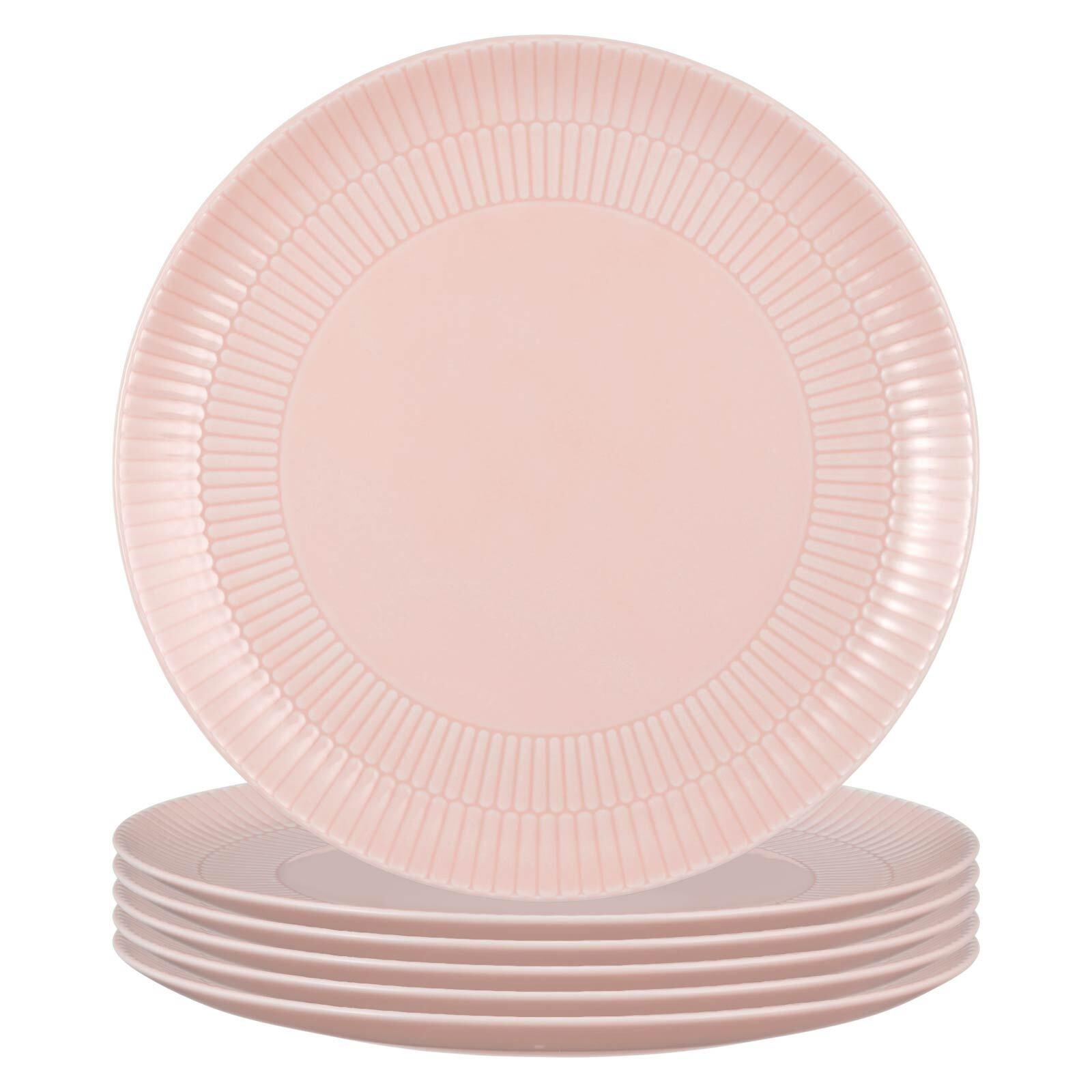SPEISETELLER Amina Rosé ø 27,8 cm 6er Set - Rosa, Keramik (27.8cm) - Seltmann Weiden