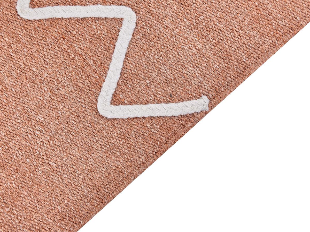 TEPPICH geflochten Edremit 200/140 cm - Grau, Textil (140/200cm) - Beliani