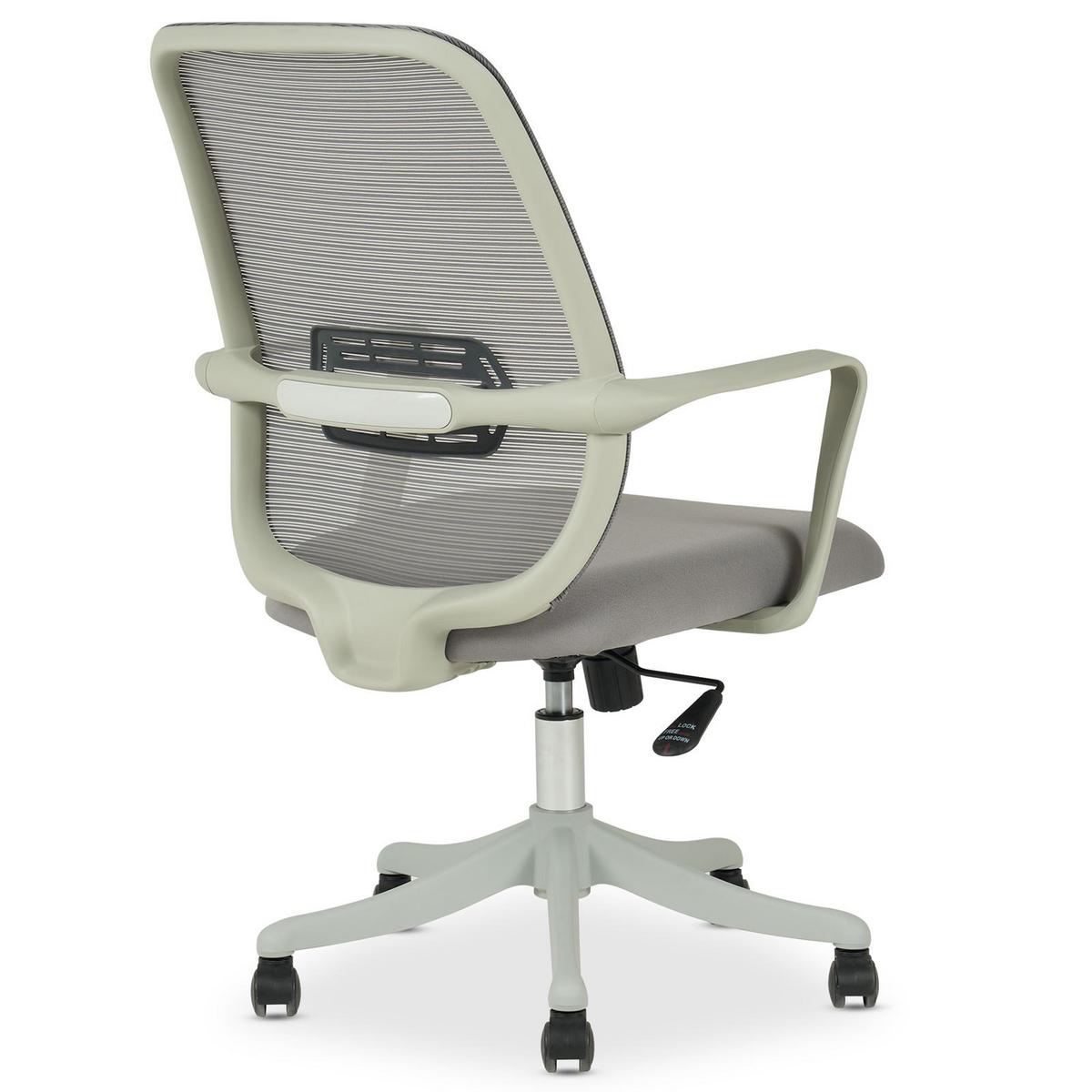BÜRODREHSTUHL MOLLIS grau - Grau, Textil (63/98/63cm) - IDIMEX