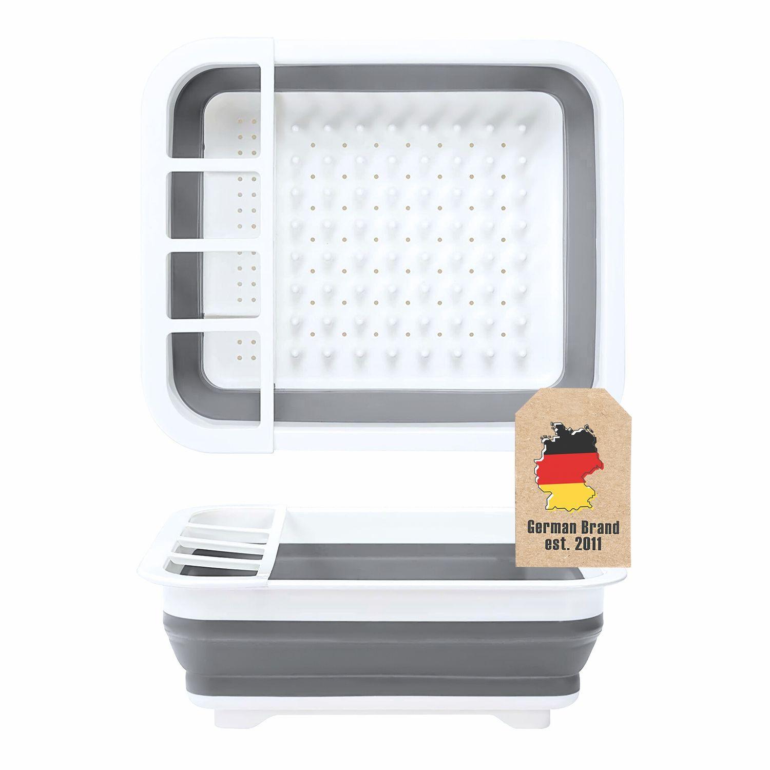 ABTROPFGESTELL Geschirrbox - Grau, Kunststoff (31.5/12.7/36cm) - Intirilife