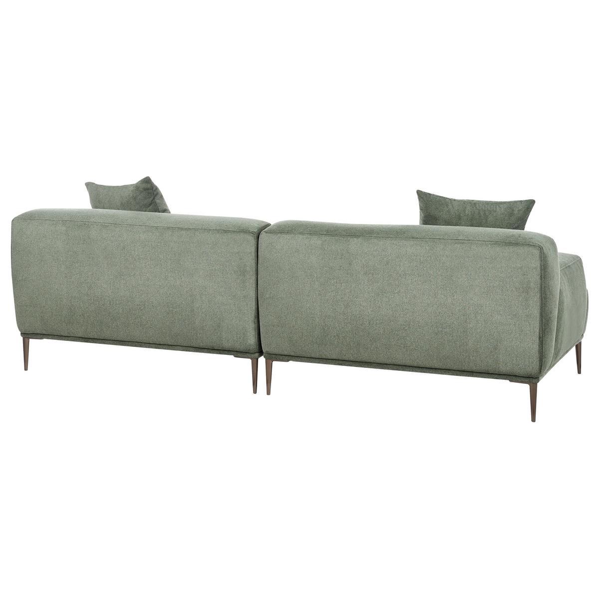 3-SITZER-SOFA Stoff Grün Matila - Grün, Textil (233/70/94cm) - Beliani