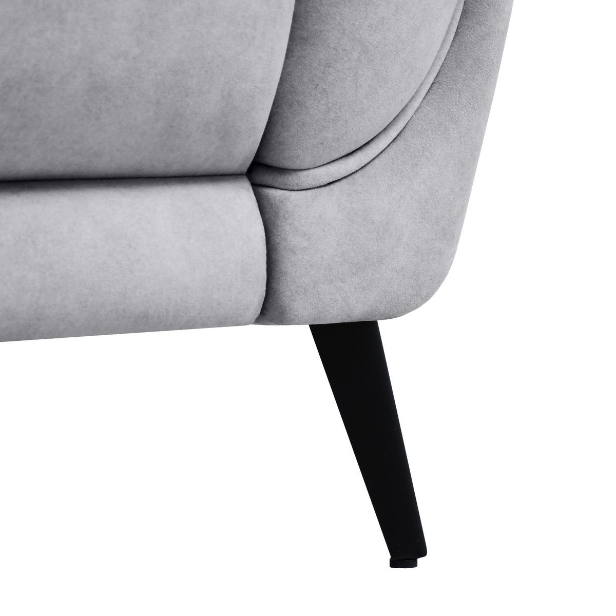 RELAXSESSEL Comfort, mit elektrischer Verstellung und verstellbarer Kopfstütze, Hellgrau - Hellgrau/Schwarz, Textil (103/97/102cm) - Beautysofa