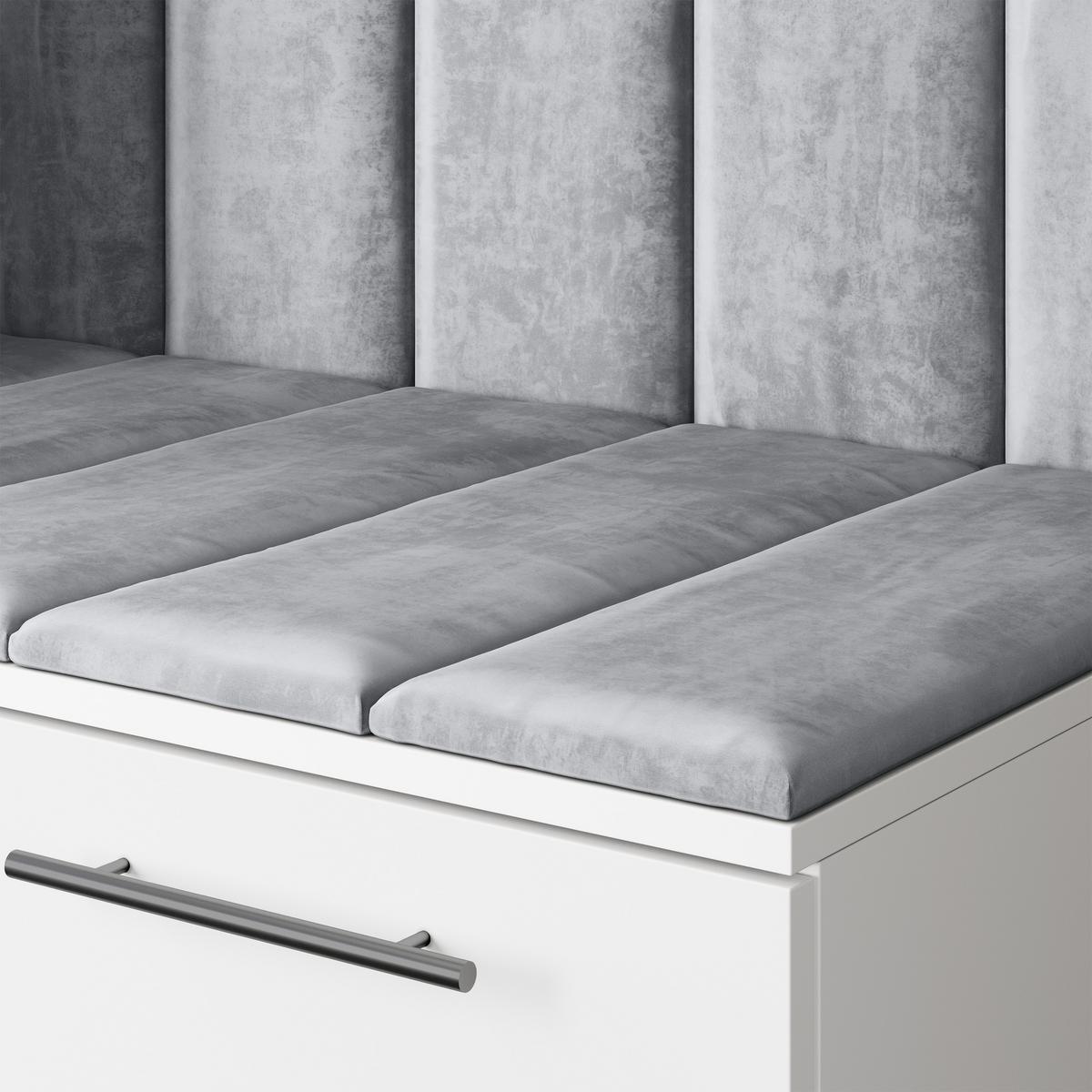 GARDEROBENSCHRANK REMA 120/240/60 cm Modern Eiche Wotan - Eiche Wotan/Hellgrau, Holzwerkstoff (120/240/60cm) - MASSENO