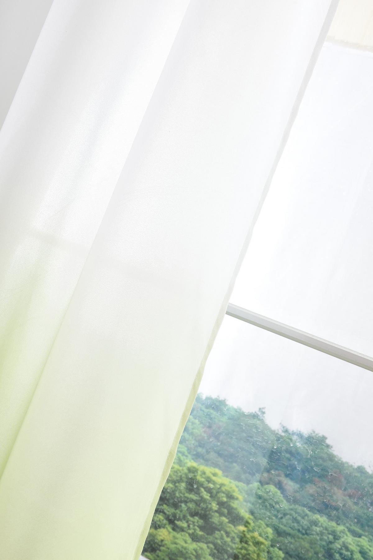 VORHANG FARBVERLAUF HxB 245x140 cm Apfelgrün - Hellgrün, Textil (140/245cm) - Gardinenbox