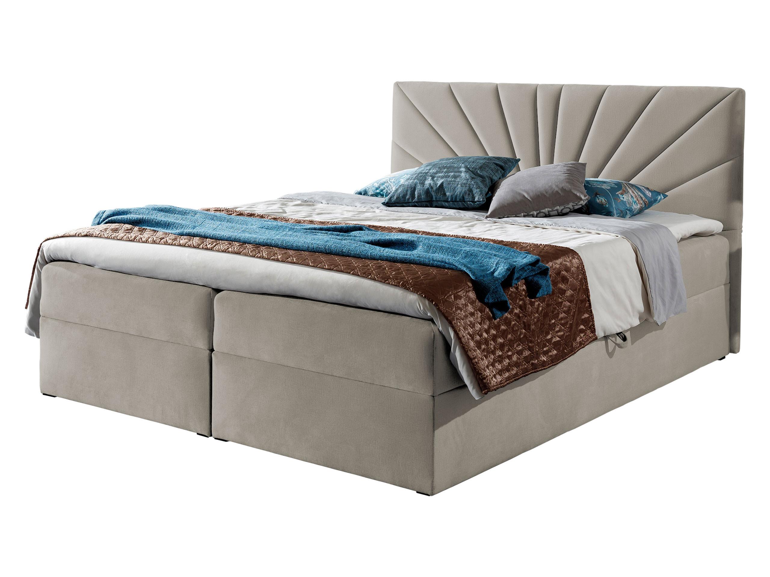 BOXBETT Top 4 - H3 - Beige, Holz (160/200cm) - MIRJAN24