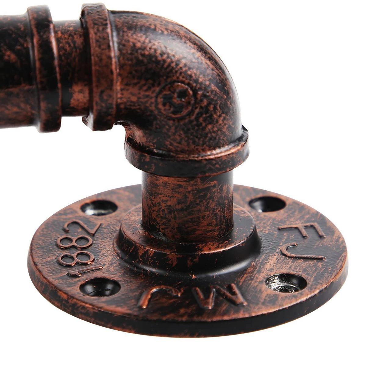 WANDLEUCHTE Karl - Bronzefarben, Metall (9/49/49cm) - Nettlife