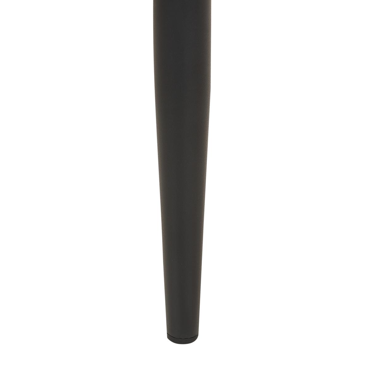 ESSZIMMERSTUHL 2er-Set hellbeige/schwarz Everly - Beige/Schwarz, Textil (52/82/62cm) - Beliani