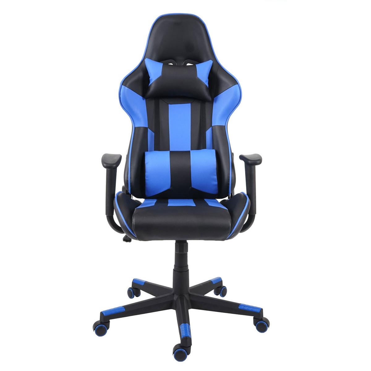 BÜROSTUHL Schwarz, Blau - Blau/Schwarz, Textil (67/136/69cm) - MCW