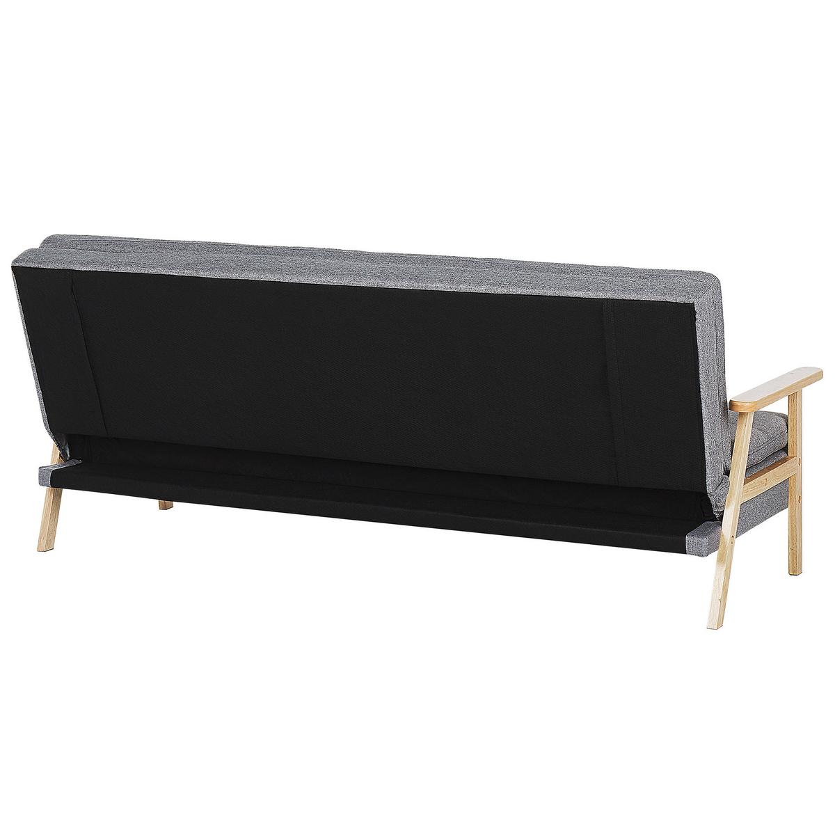 SCHLAFSOFA Polsterbezug Hellgrau Tjorn - Hellgrau, Textil (204/84/67cm) - Beliani