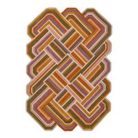 TEPPICH aus Wolle SOAR in Flieder, geometrisch, 160 x 230 cm - Rosa, Textil (230/160cm) - KADIMA DESIGN