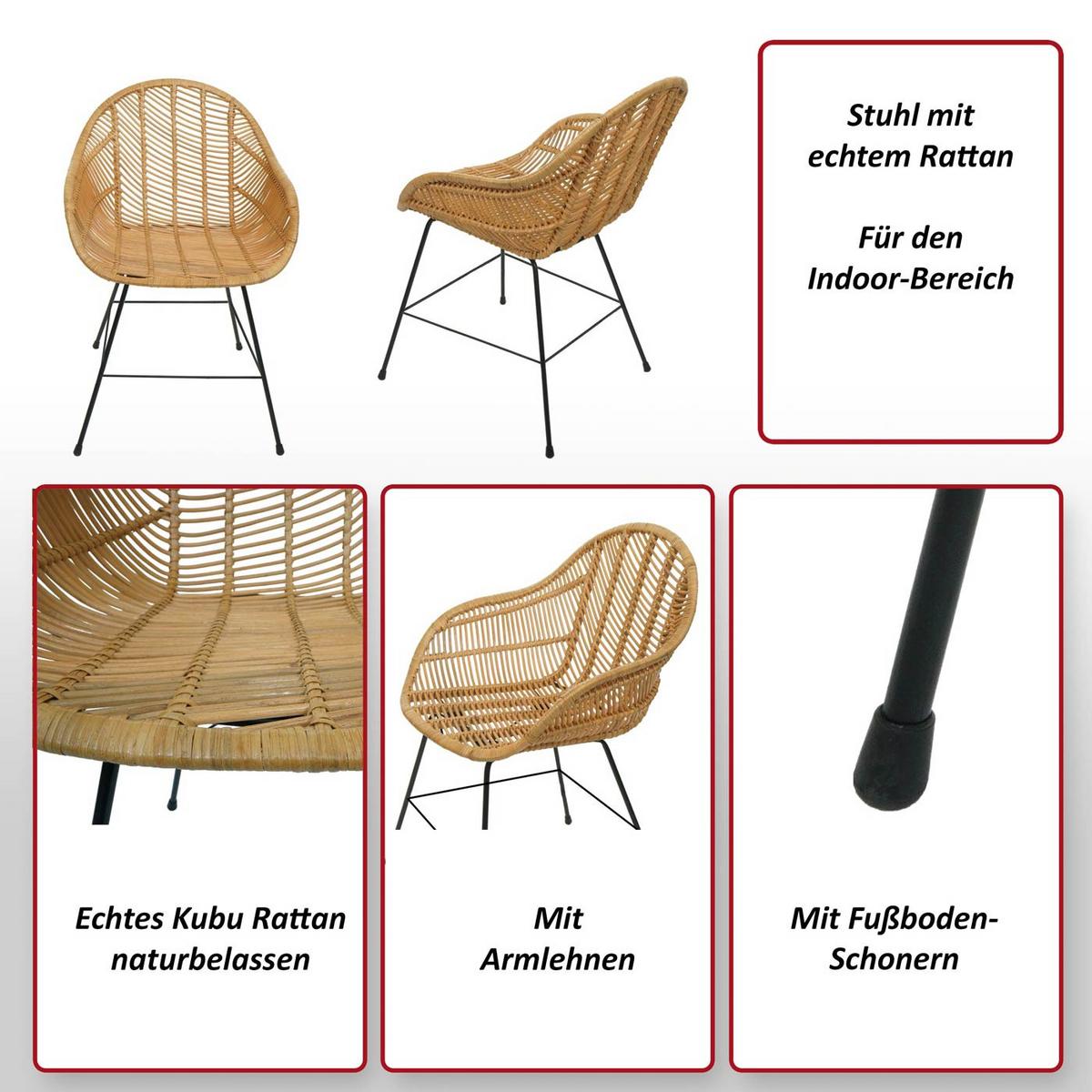 ESSZIMMERSTUHL Braun 6er-Set - Braun, Holz (56/83/58cm) - MCW