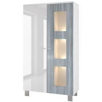 VITRINE Denjo Tür in Avola-Anthrazit - Anthrazit, Holzwerkstoff (71/129/35cm) - Vladon