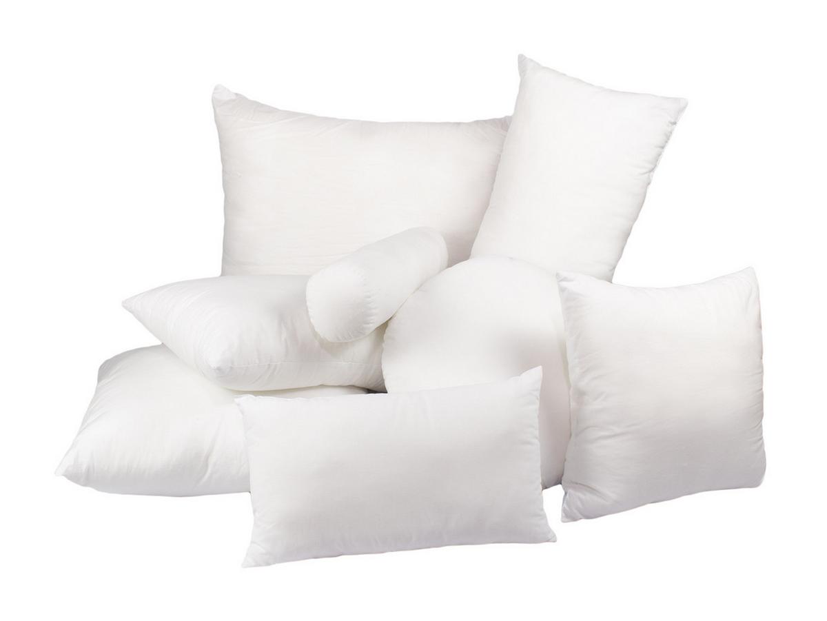 KOPFKISSEN PublikFree Faserbällchen 40/80 cm - Weiß, Naturmaterialien/Kunststoff (40/80cm) - beties Heimtextil