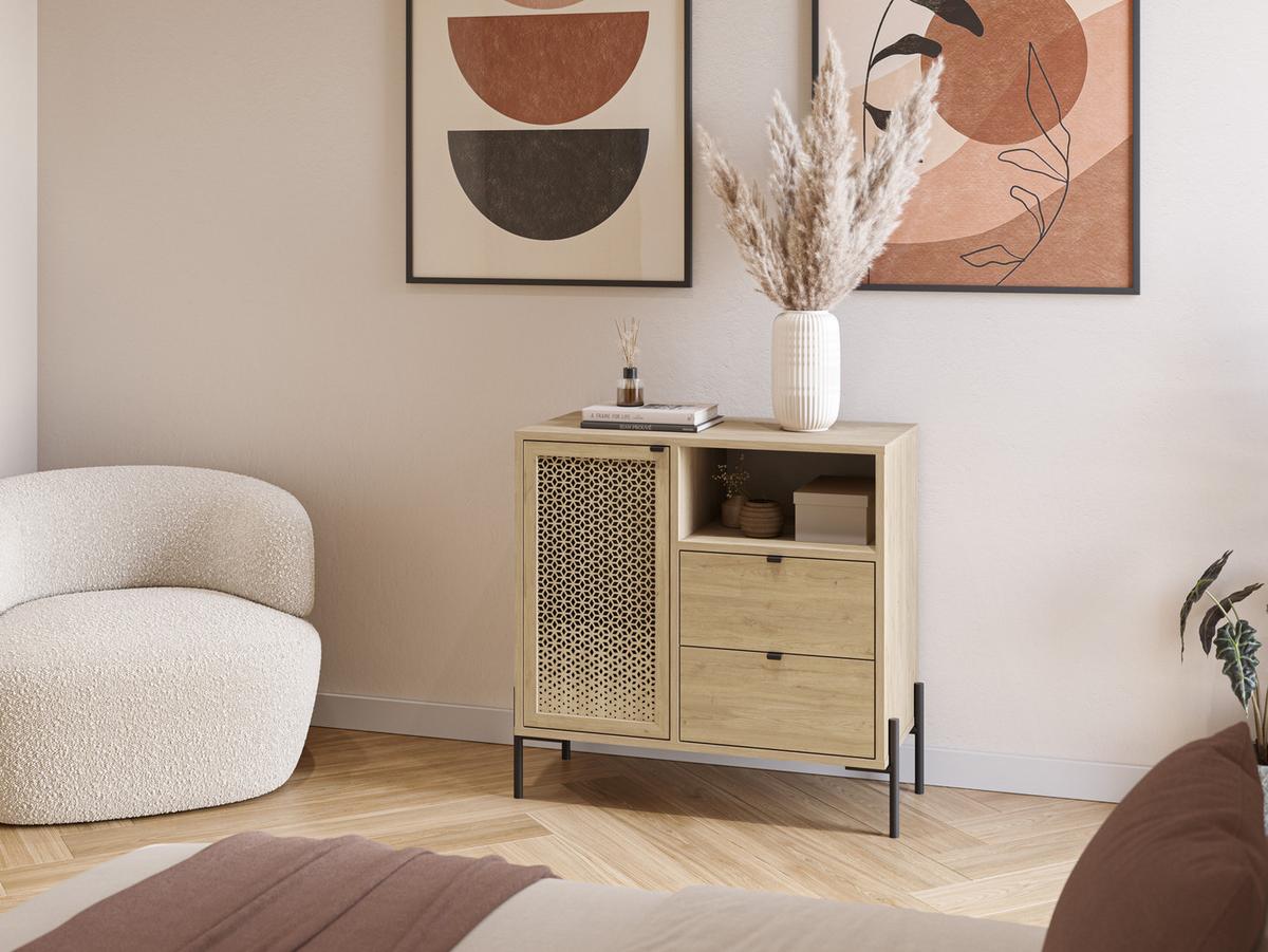SCHRANK Inca Braun 84/40/80.5 cm - Braun, Holz (40/80.5/84cm) - Calicosy