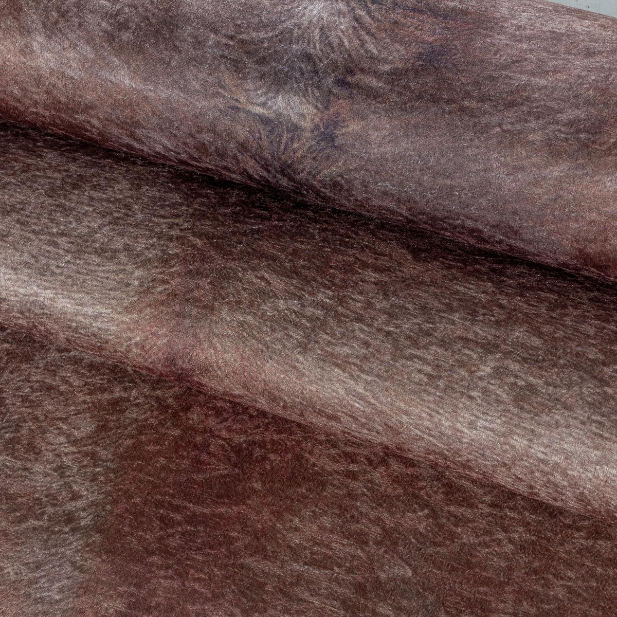 TEPPICH Flachgewebe GASTEIN in Braun, in Rindsleder-Optik, 150 x 200 cm - Braun, Textil (200/150cm) - KADIMA DESIGN