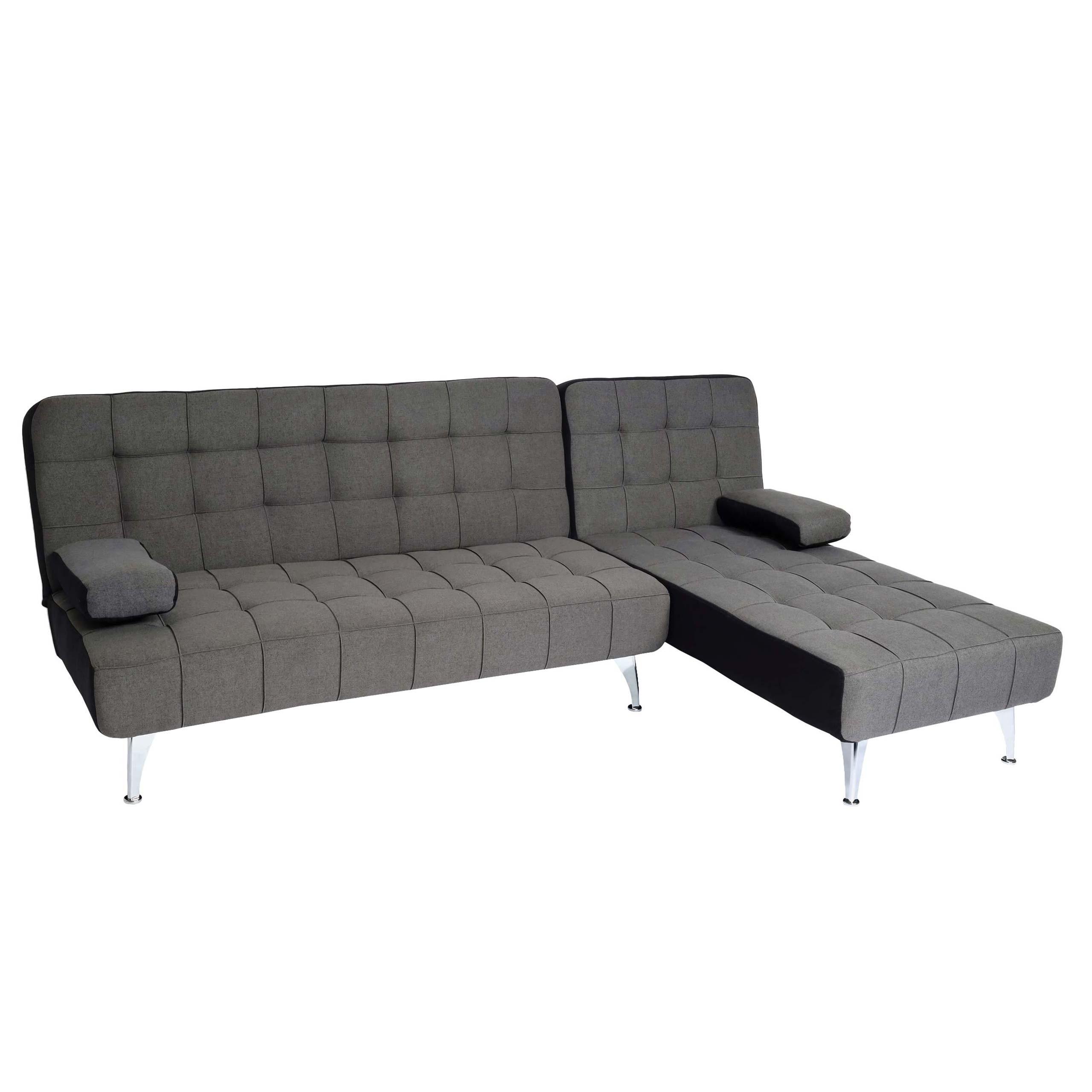 SCHLAFSOFA Anthrazit - Dunkelgrau/Anthrazit, Textil (236/95cm) - MCW