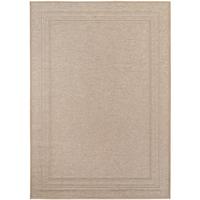 TEPPICH Outdoor VENTOUX in Beige, mit Bordüre, 120 x 170 cm - Beige, Textil (170/120cm) - KADIMA DESIGN