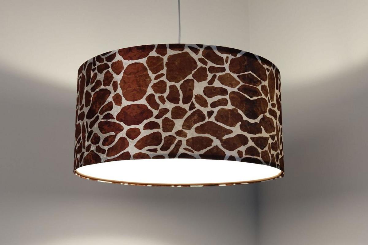 HÄNGELEUCHTE Weiß 50/25 cm - Weiß/Braun, Kunststoff (50/0.6/25cm) - ONZENO