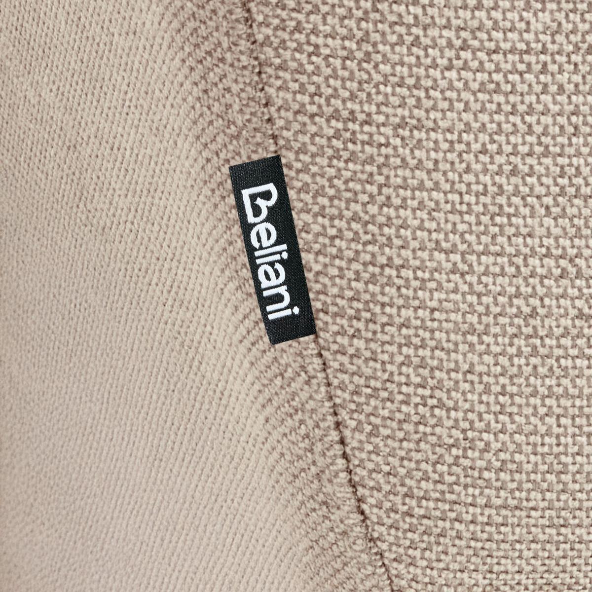 KINDERSESSEL Nilpferd Stoff Taupe Maribo - Taupe, Textil (61/59/44cm) - Beliani