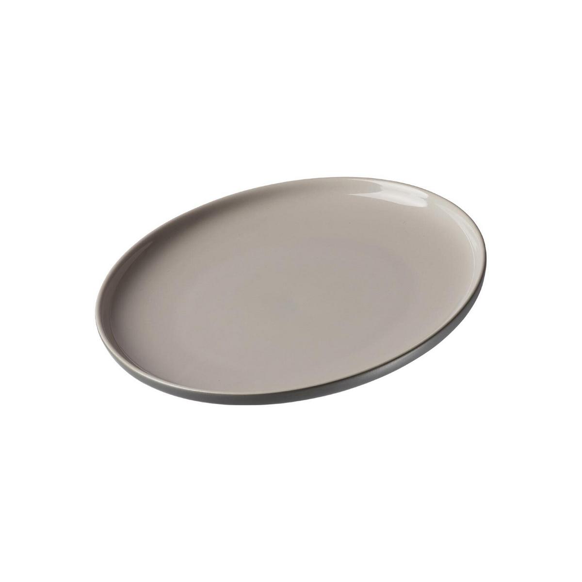 TELLER UND SCHALENSET Jasper grau 18er Set - Grau, Keramik (2/2/2cm) - Ritzenhoff Breker