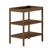 WICKELREGAL Keira mit 2 Fächern und Wickelfläche Buche massiv nussbaum - Nussbaumfarben, Holz (80/53/95cm) - 58aufmkessel
