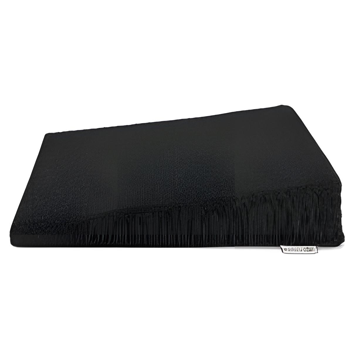 SITZKEILKISSEN BeauErgo 37/33,5 cm Scharz - Schwarz, Textil (37/33/7cm) - Beautissu 