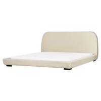 WASSERBETT 180x200 cm Beige Roisel - Creme, Textil (180/200cm) - Beliani