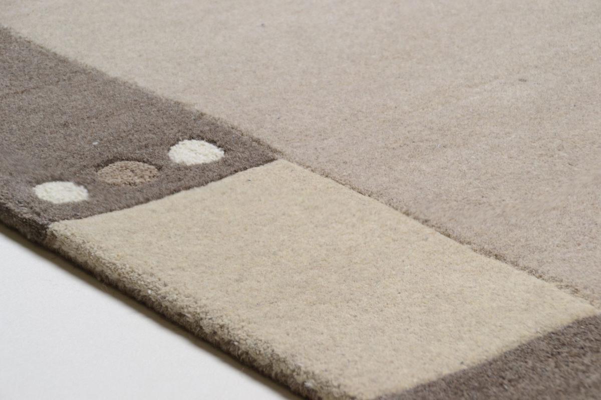 TUFTTEPPICH Napura 140x200 cm - Beige, Textil (140/200cm) - THEKO