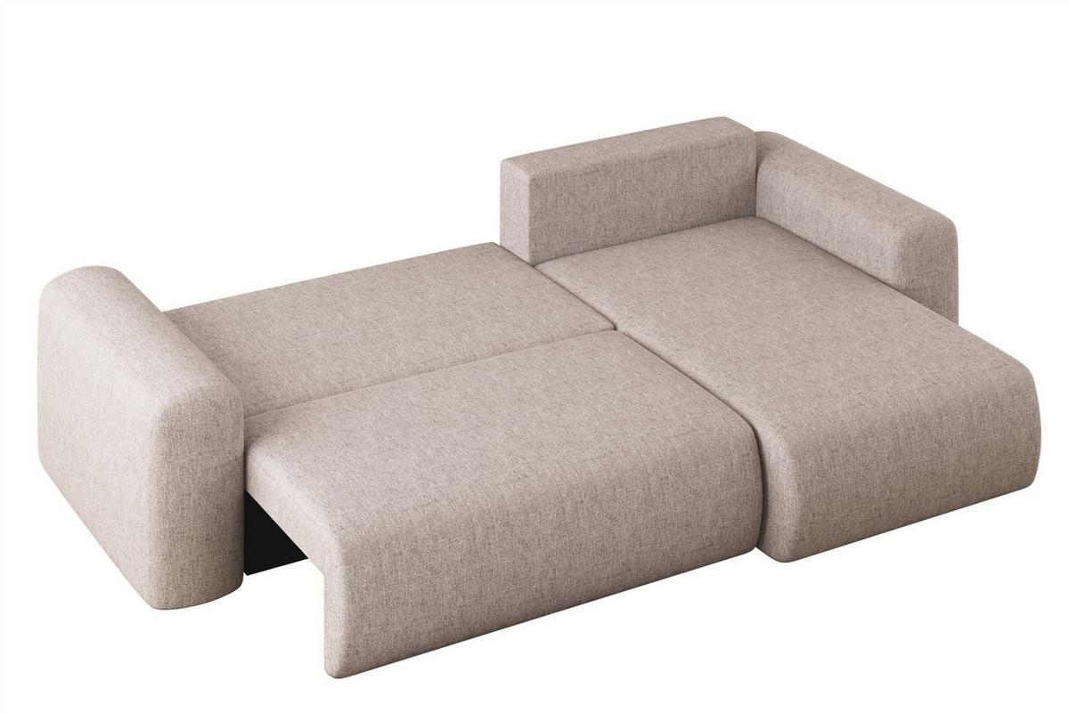 ECKSOFA Flora In Verita - Rot, Holzwerkstoff/Textil (272/145cm) - Fun Möbel