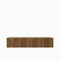 LOWBOARD CAVA 200/41/40 cm, Hängender TV-Schrank Eiche Artisan / Eichefarben - Eichefarben/Braun, Holzwerkstoff (200/41/40cm) - MASSENO