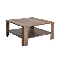 COUCHTISCH mit Ablagefach - lena 90/90/42 cm - Naturfarben, Holzwerkstoff (98/90/42cm) - Calicosy