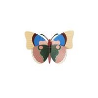WANDDEKO Gedämpfte Flügel 9/21 cm - Multicolor, Wellpappe (9/21/33cm) - Studio Roof