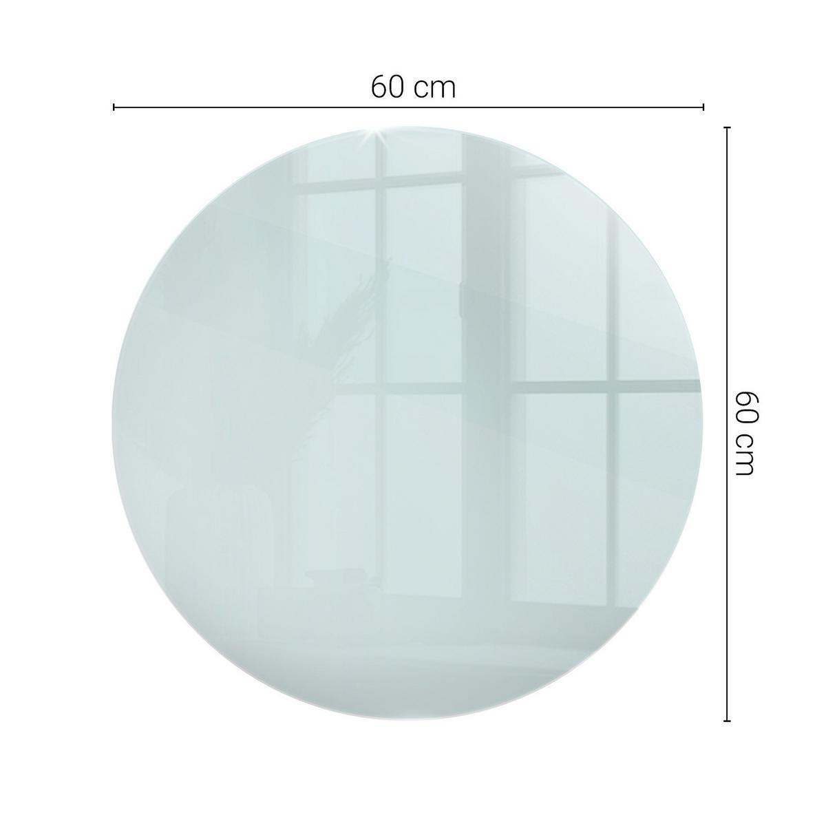 TISCHPLATTE Ø60 cm - Transparent, Glas (60/60/0.4cm) - Wallfluent