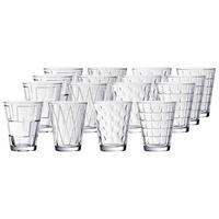 WASSERGLÄSER Dressed Up transparent 310 ml 16er Set - Transparent, Glas (0.31L) - Villeroy & Boch